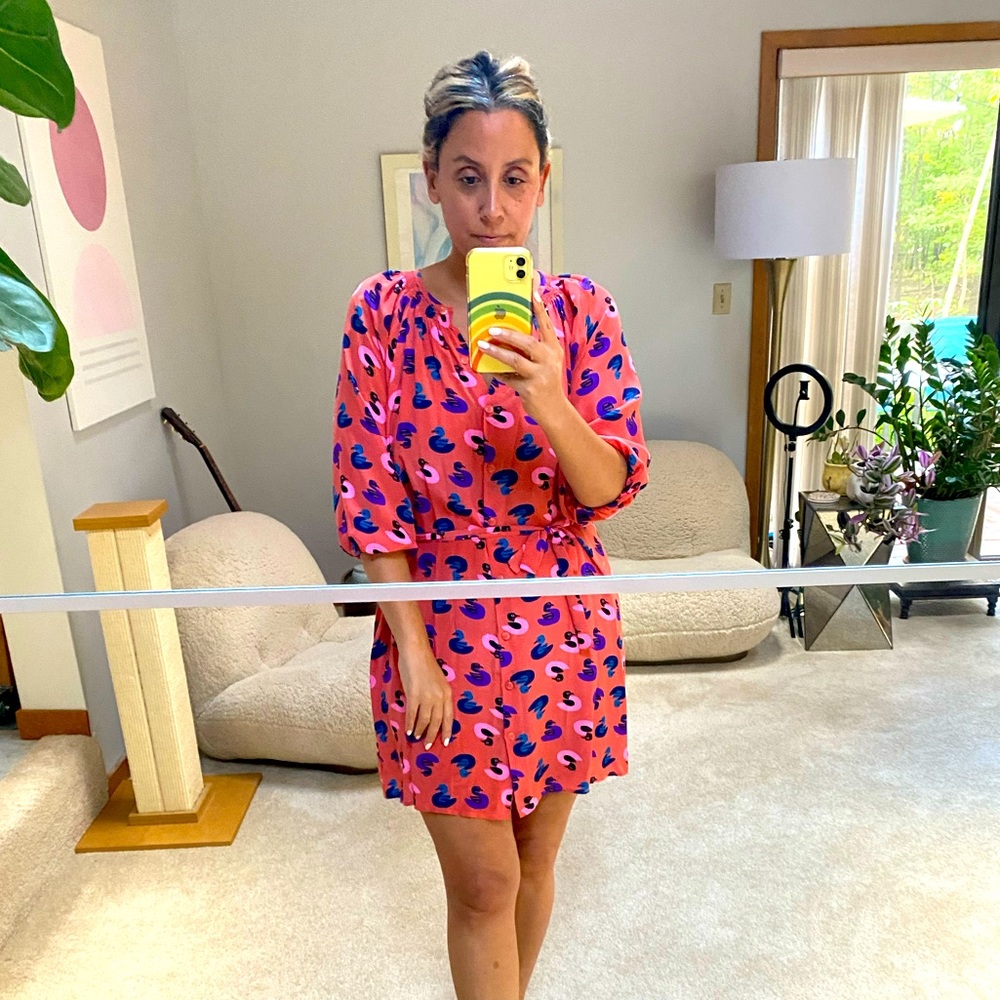 Tucker NYC silk mini dress